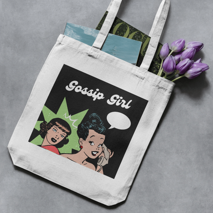 Gossip Girl – Vintage Pop-Art Polycotton Tote Bag