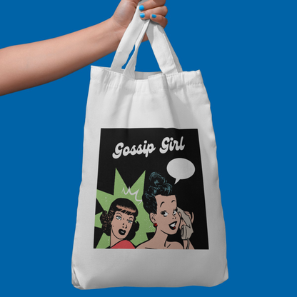 Gossip Girl – Vintage Pop-Art Polycotton Tote Bag