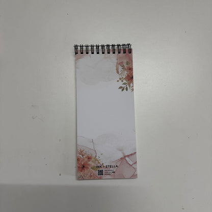 Elegant Floral To-Do List Notepad – Slim & Professional