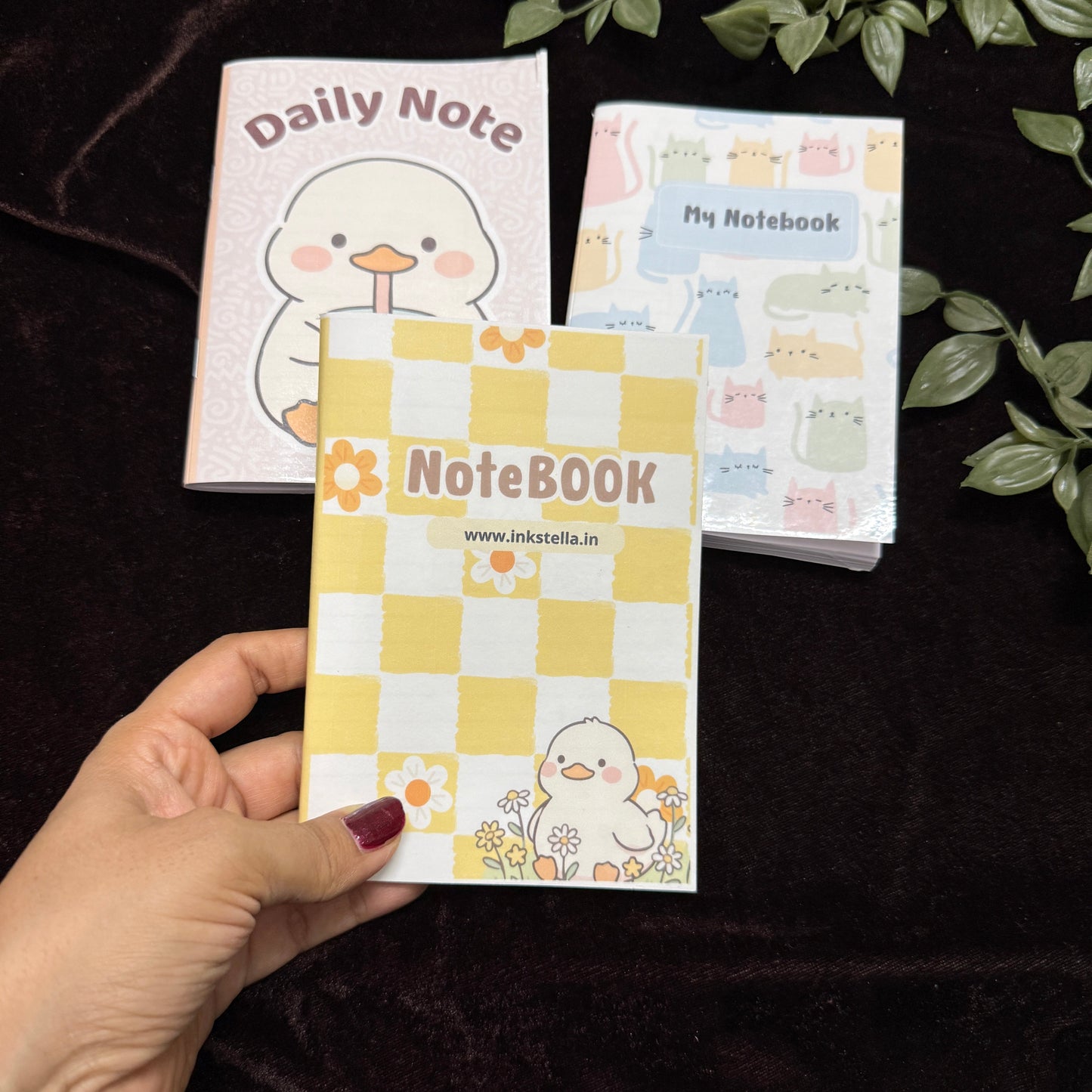 A6 Pocket Notebooks (Pack of 3) – Cute