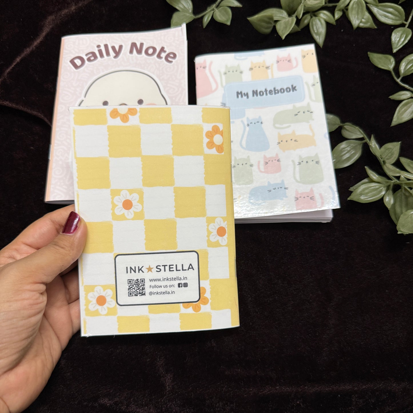 A6 Pocket Notebooks (Pack of 3) – Cute