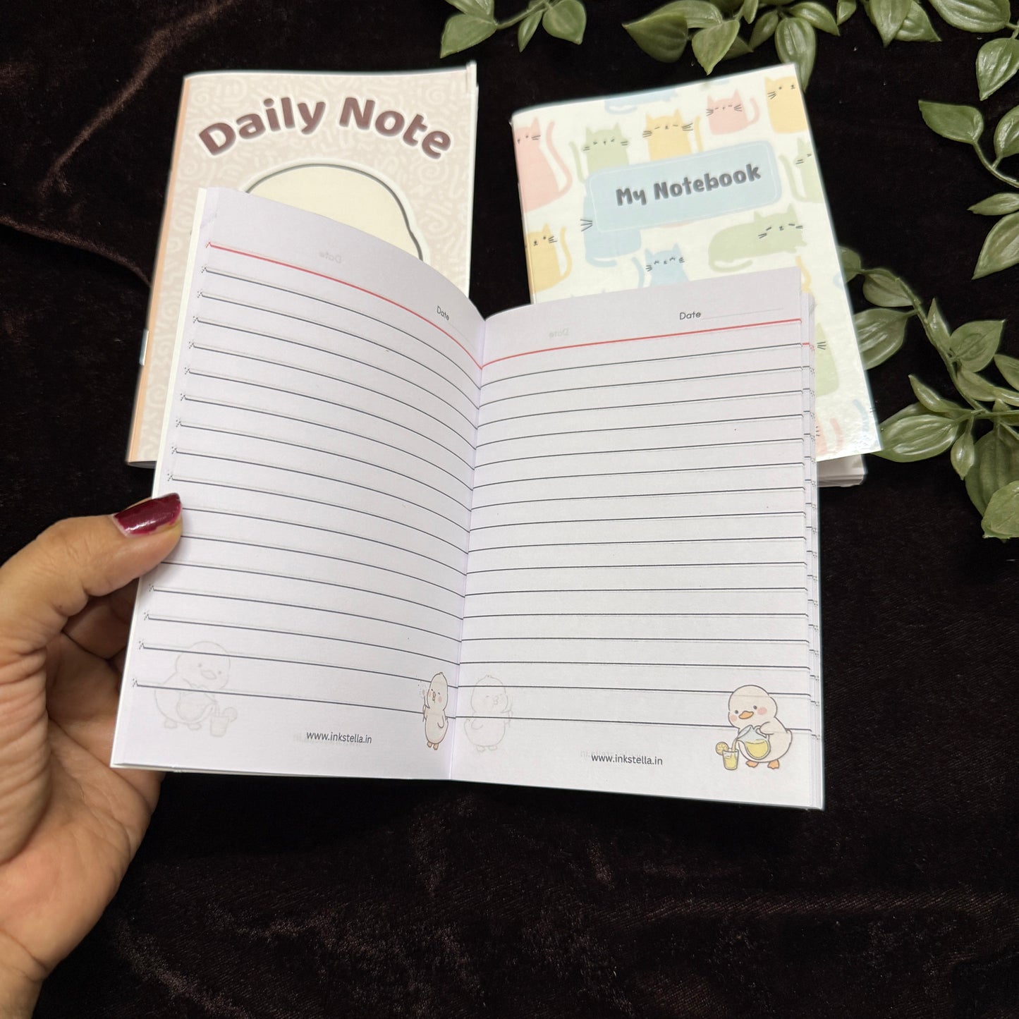 A6 Pocket Notebooks (Pack of 3) – Cute