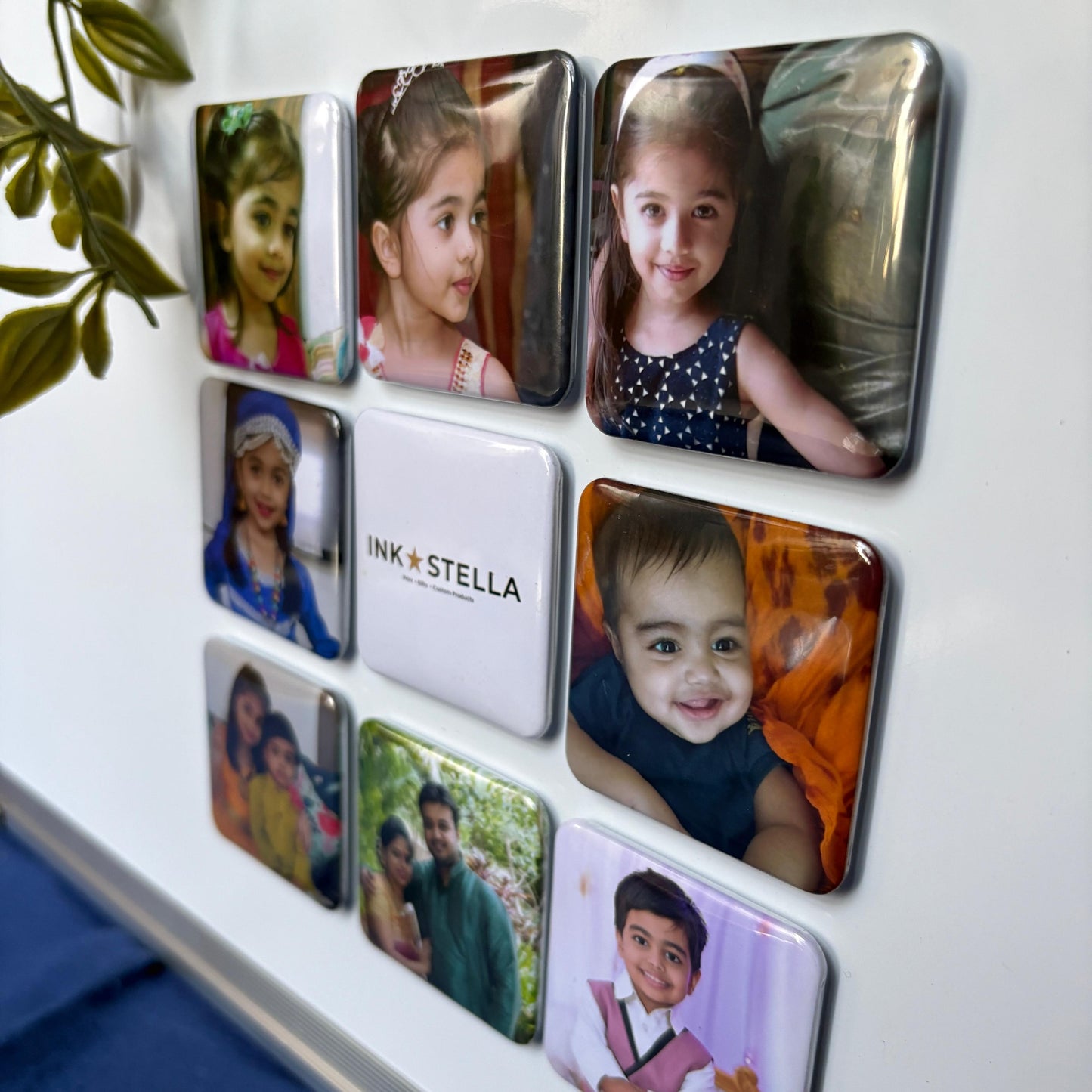 Customised Fridge Magnet | 2×2 inch (Set of 9)