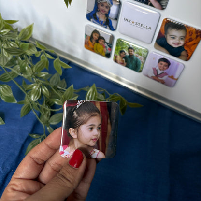 Customised Fridge Magnet | 2×2 inch (Set of 9)