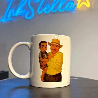 Custom Ghibli Aesthetic Ceramic Mug - Personalized Anime Art Gift